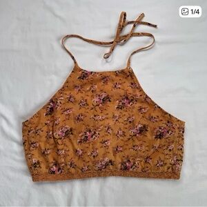 NWT American Eagle Floral  Halter Top